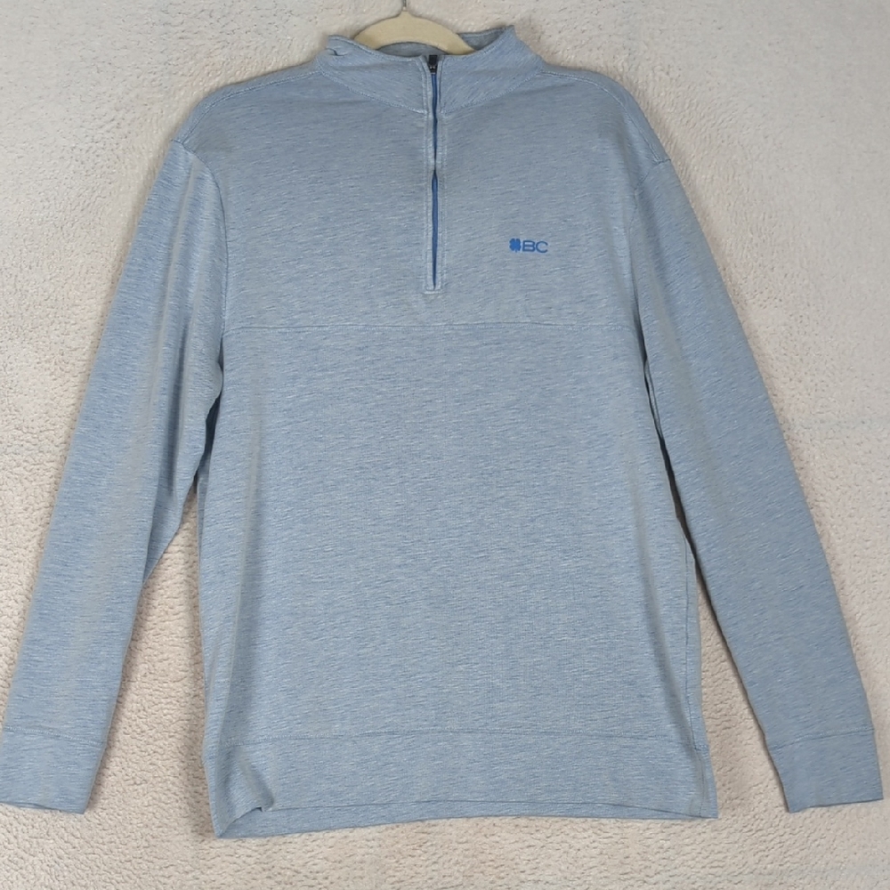 Black Clover Men's Blue Half Zip Lightweight Pullover Size M